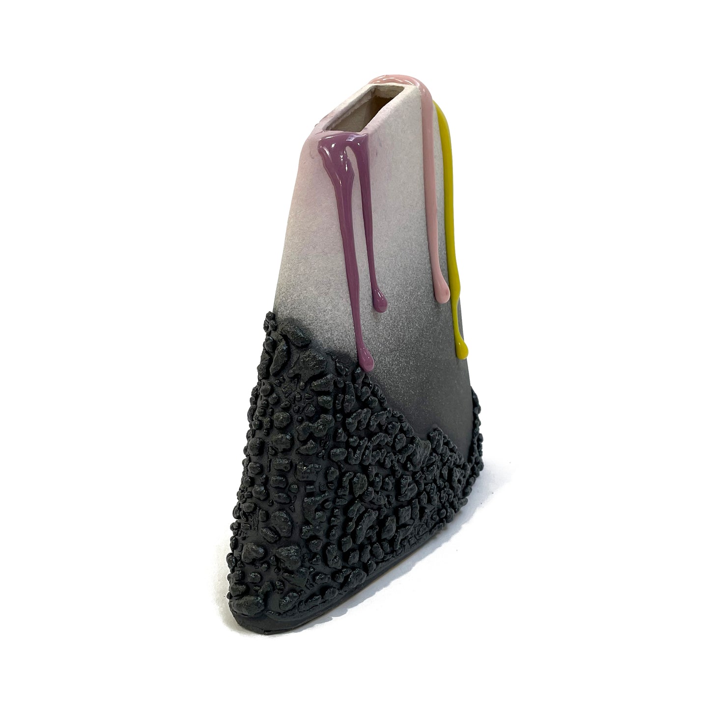 Angle Vase, Medium (Black/White/Pink/Yellow/Blue/Purple)