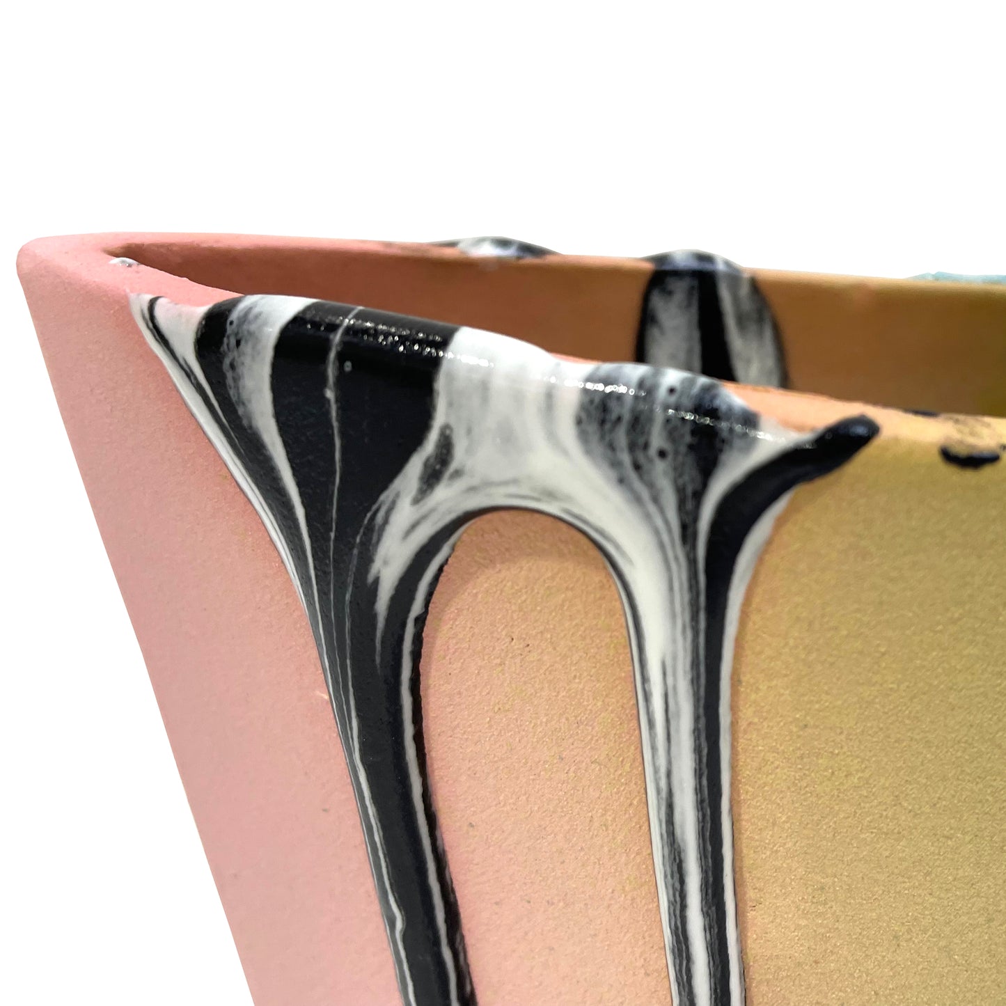 Small Vase (Pink/Turquoise/Chatreuse)