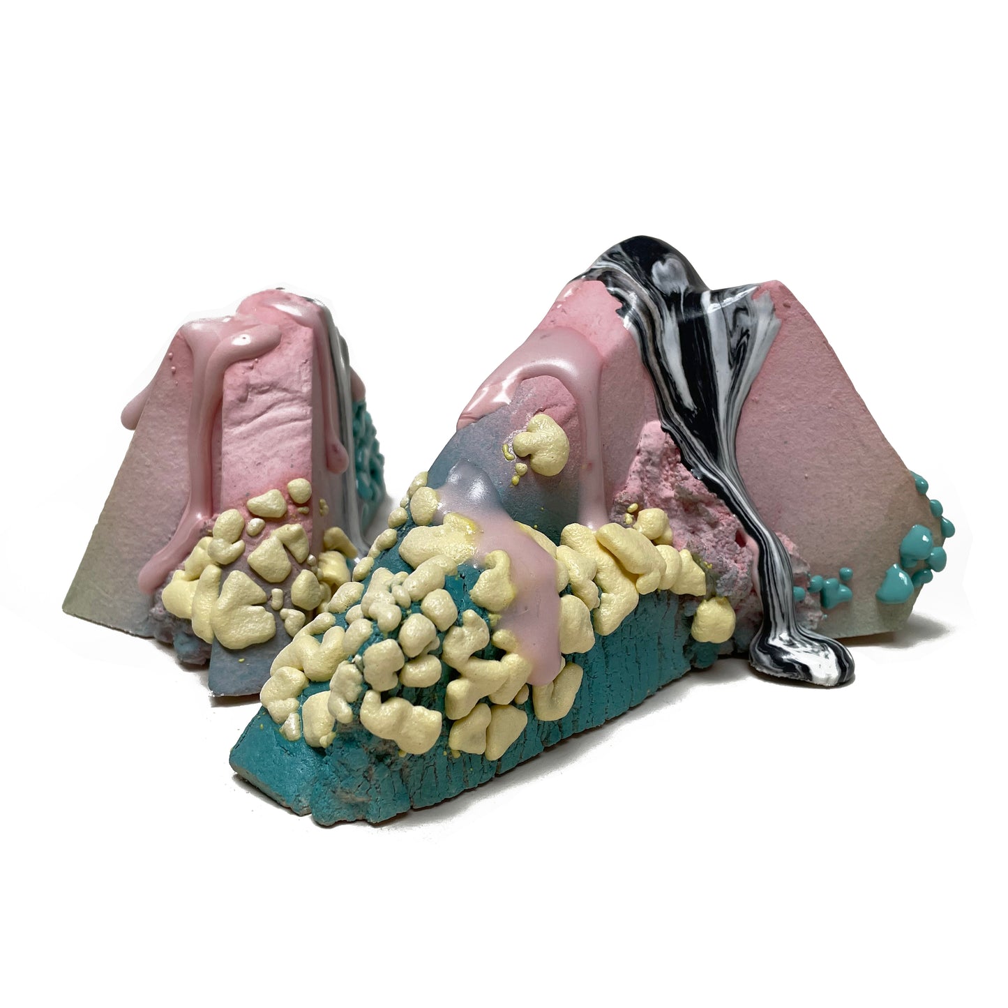 Bookends (Pink/Chartreuse/Turquoise)
