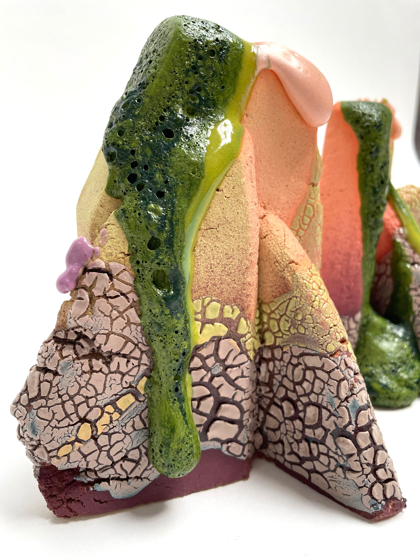 Bookends (Maroon/Peach/Greens)