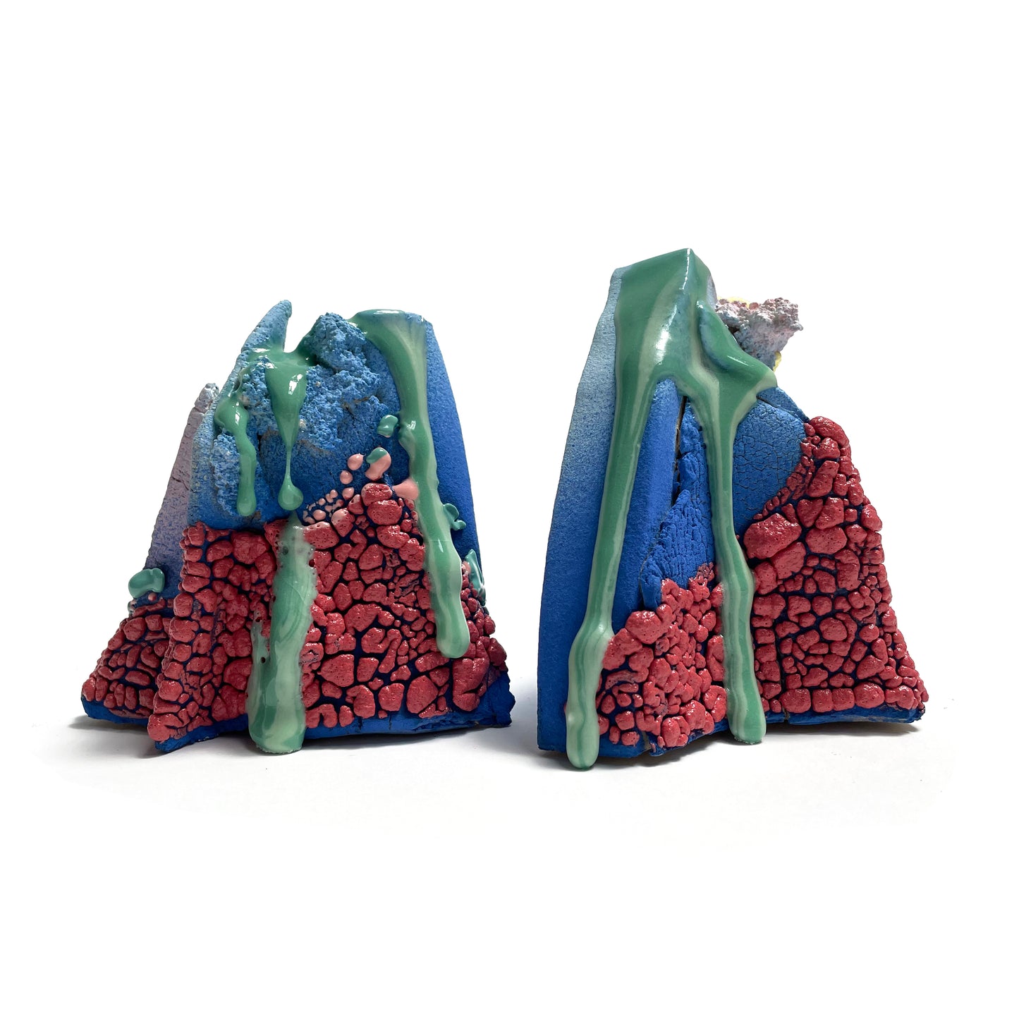 Bookends (Blues/Dark Red/Pinks/Turquoise)