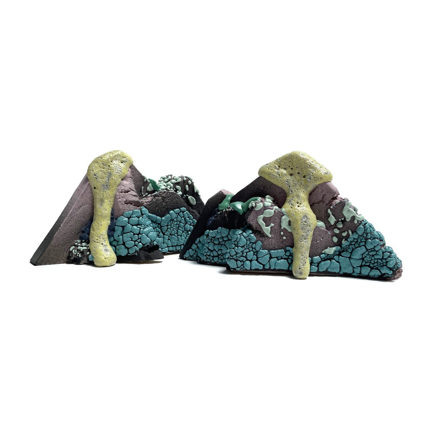 Bookends (Violet/Black/Yellow/Turquoise)