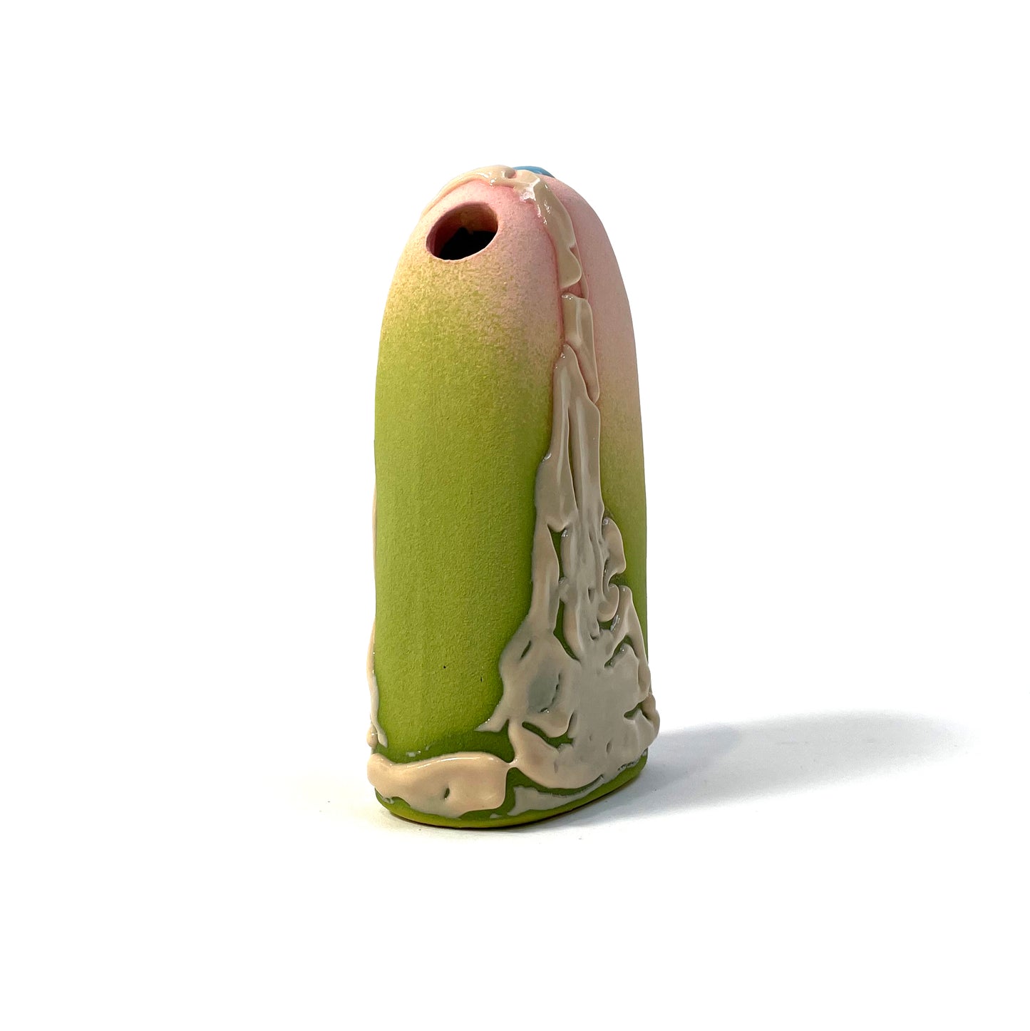 Bud Vase, Hump (Lime/Pink/Peach/Electric Blue)