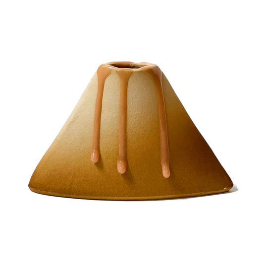 Volcano Vase, Small (Browns/Nacho)
