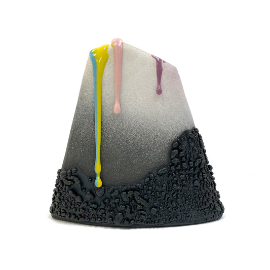 Angle Vase, Medium (Black/White/Pink/Yellow/Blue/Purple)