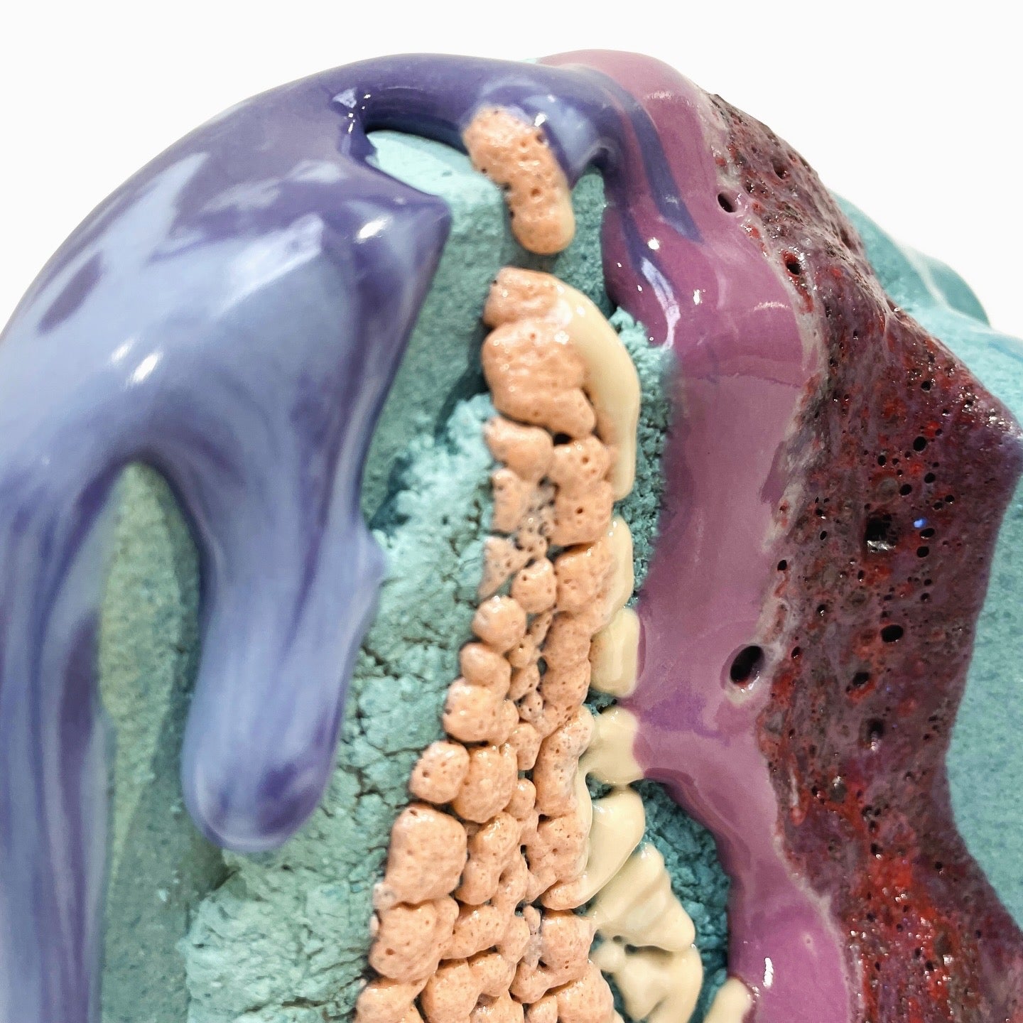 Bookends (Turquoise/Peach/Purples)