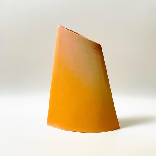 Angle Vase (Large), Orange