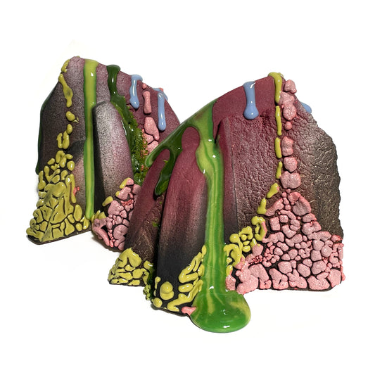 Bookends (Maroon/Lime/Rose/Lavender)