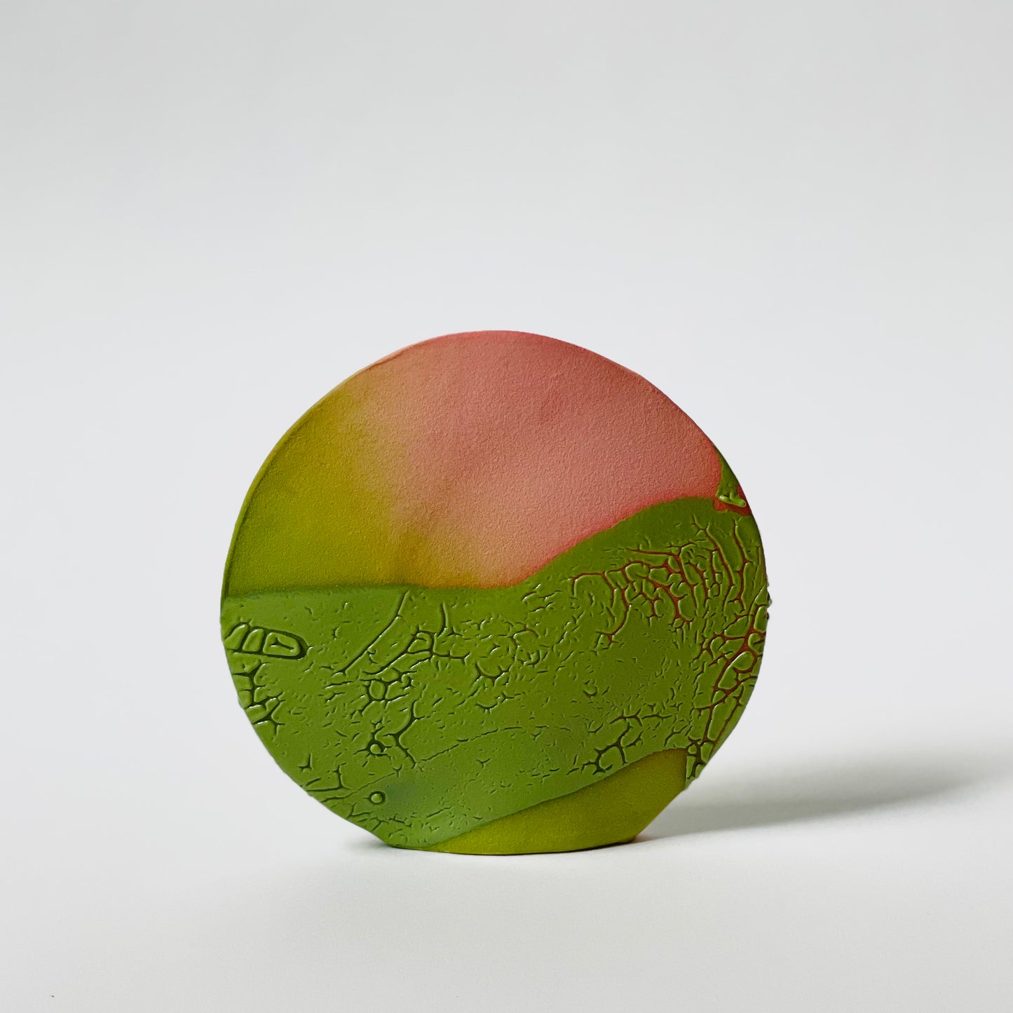 Circle Vase, Small (Pink/Lime/Slime)