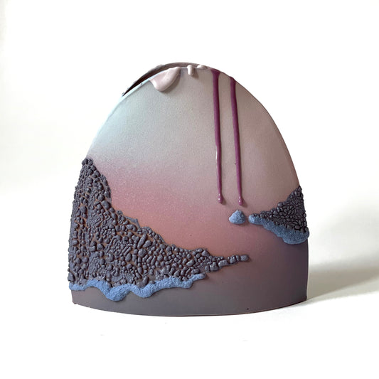 Hump Vase, Large (Purples)