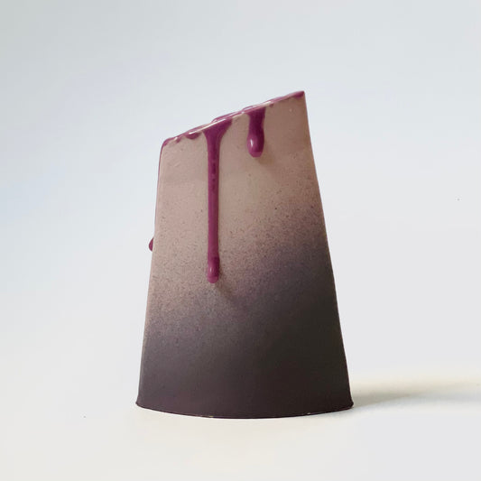Angle Vase, Small (Purples)