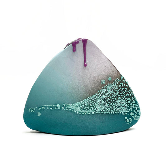 Guitar Pick Vase, Medium (Purples/Teals)