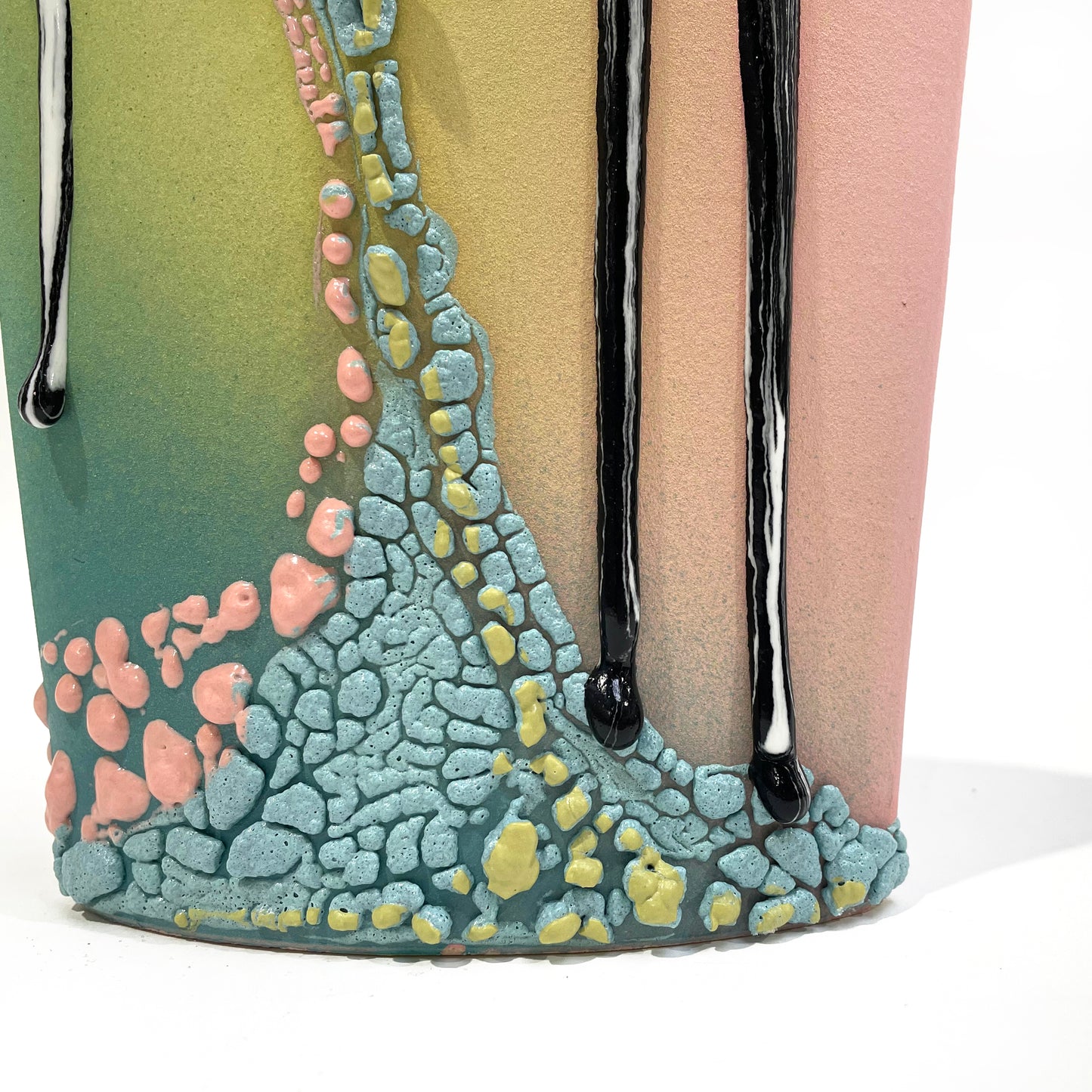 Small Vase (Pink/Turquoise/Chatreuse)