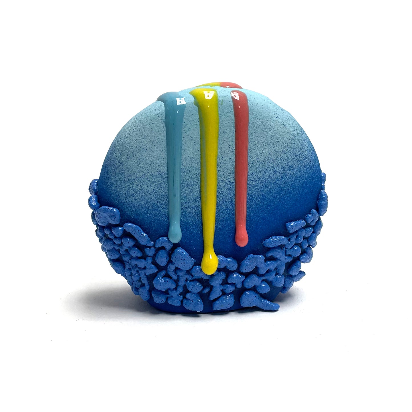 Bud Vase, Circle (Blues/Pink/Yellow)