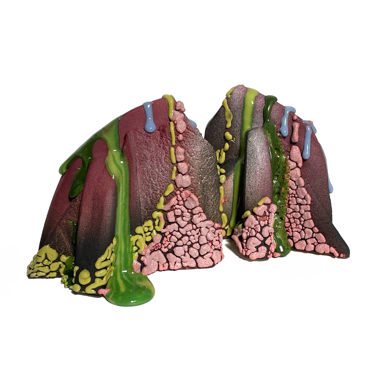 Bookends (Maroon/Lime/Rose/Lavender)