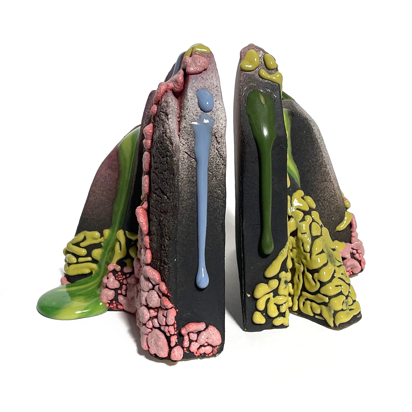 Bookends (Maroon/Lime/Rose/Lavender)