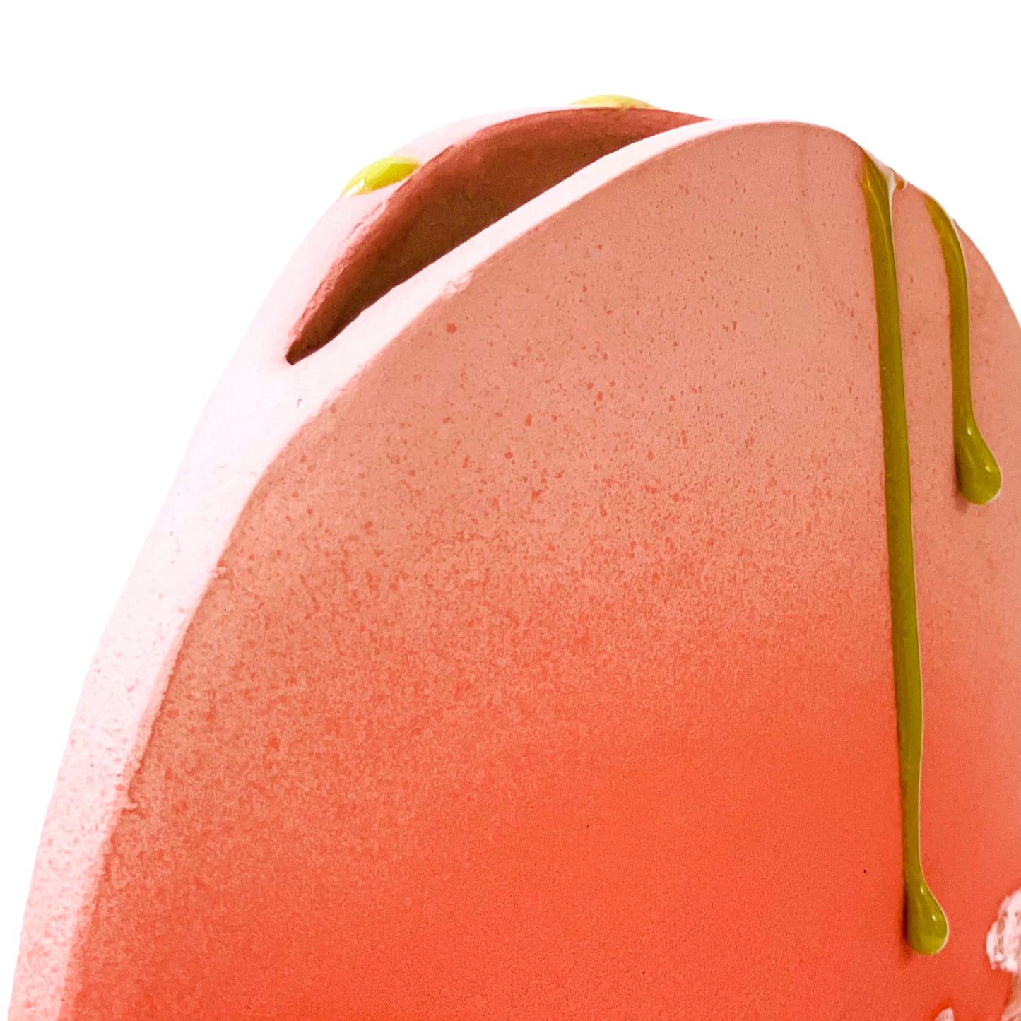 Circle Vase, Medium (Pinks/Lime)