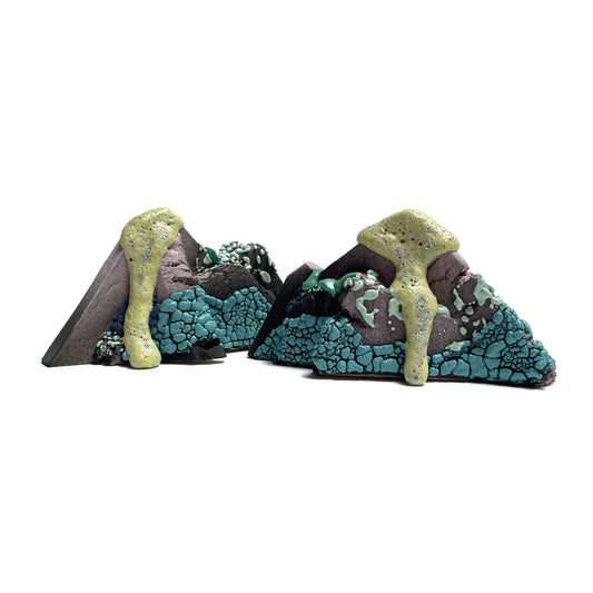 Bookends (Violet/Black/Yellow/Turquoise)