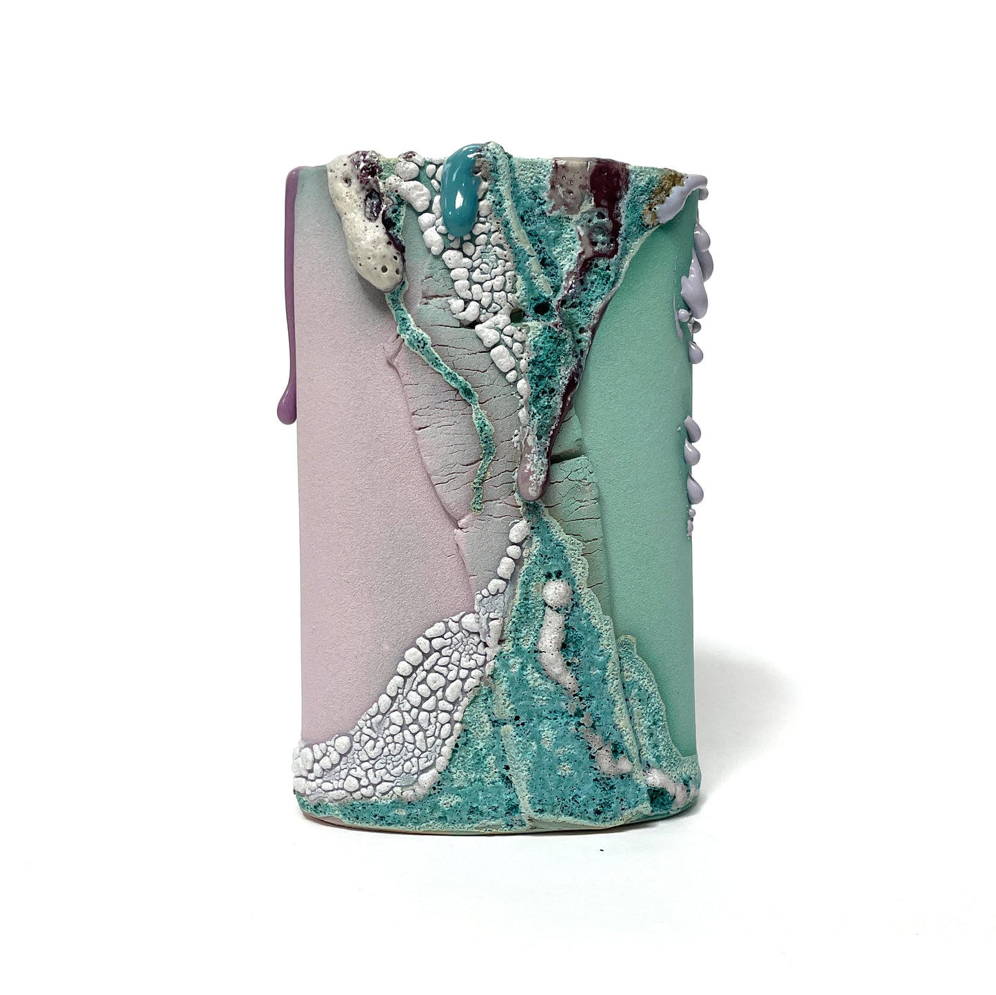 Vase (Turquoises/Purples)