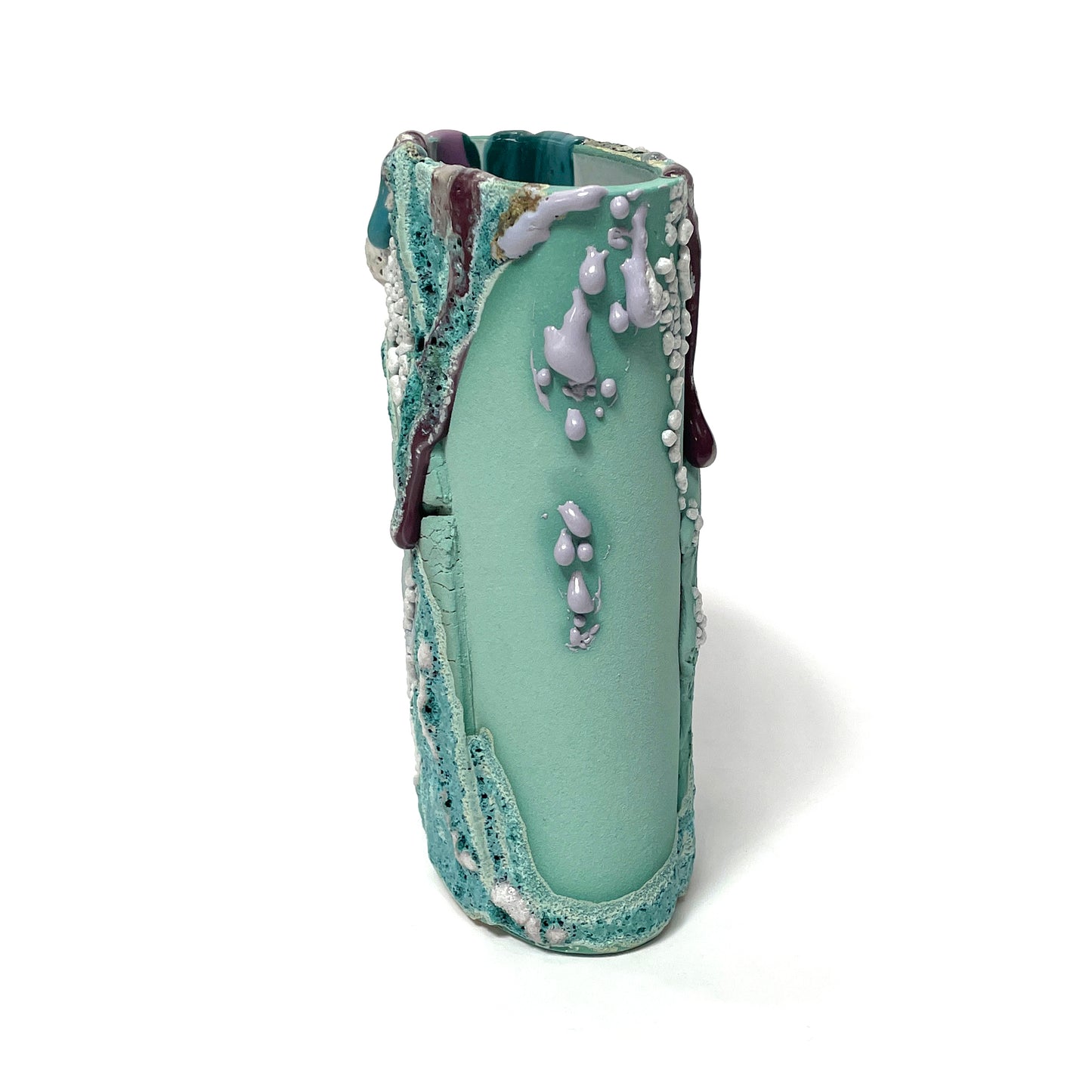 Vase (Turquoises/Purples)