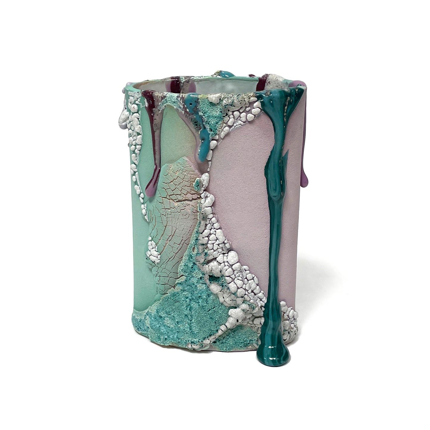 Vase (Turquoises/Purples)
