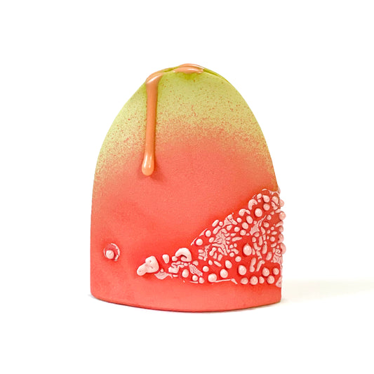Hump Vase, Bud (Salmon/Lime/Pink/Peach))
