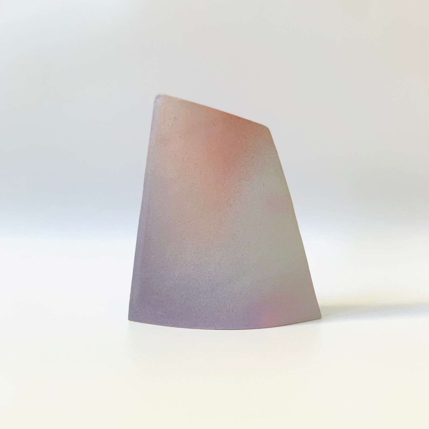 Angle Vase, Medium (Pastel Purple/Ice/Blush)