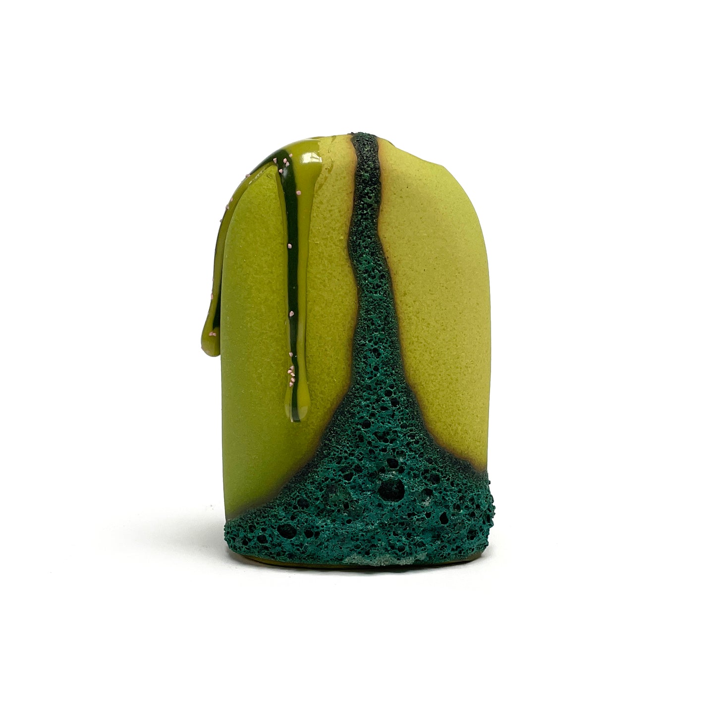 Bud Vase, Hump (Greens)