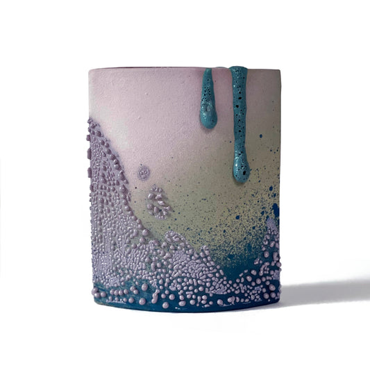 Rectangle Vase, Small (Lavender/Teal/Purple)