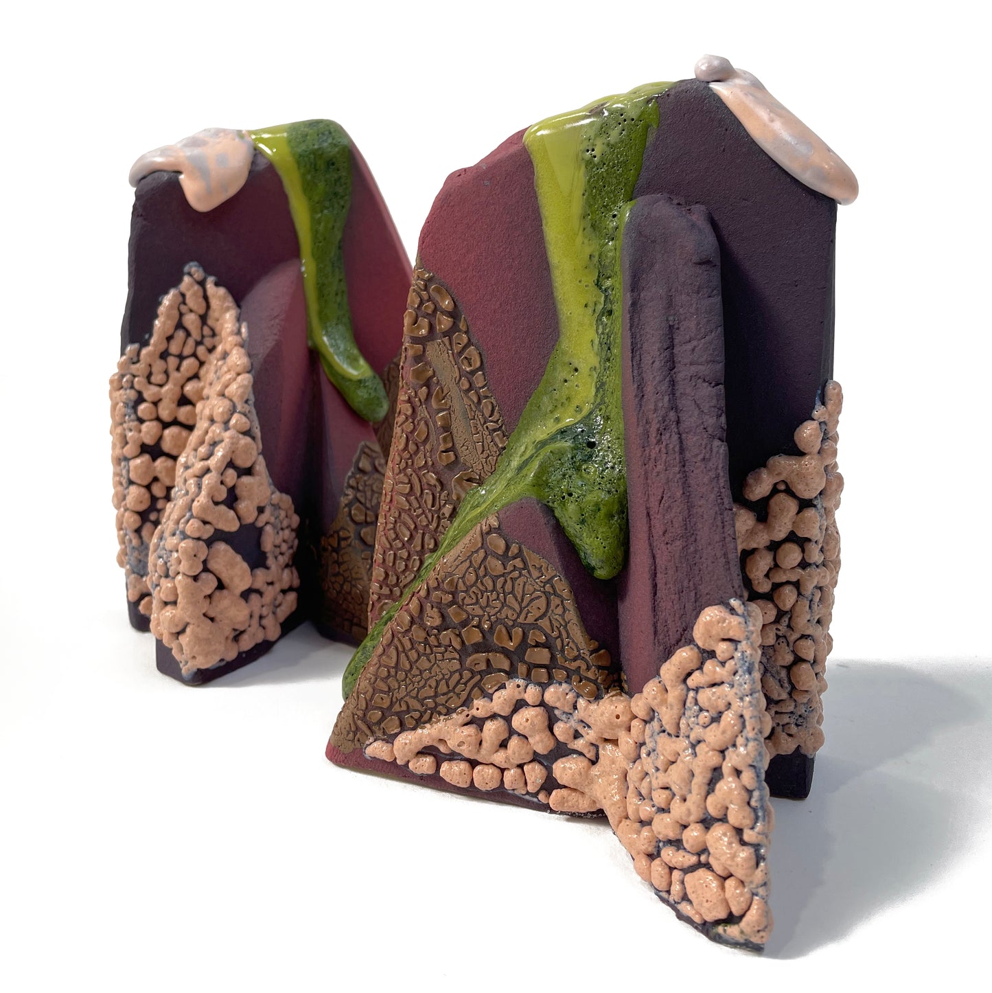 Bookends (Maroon/Plum/Brown/Slime)