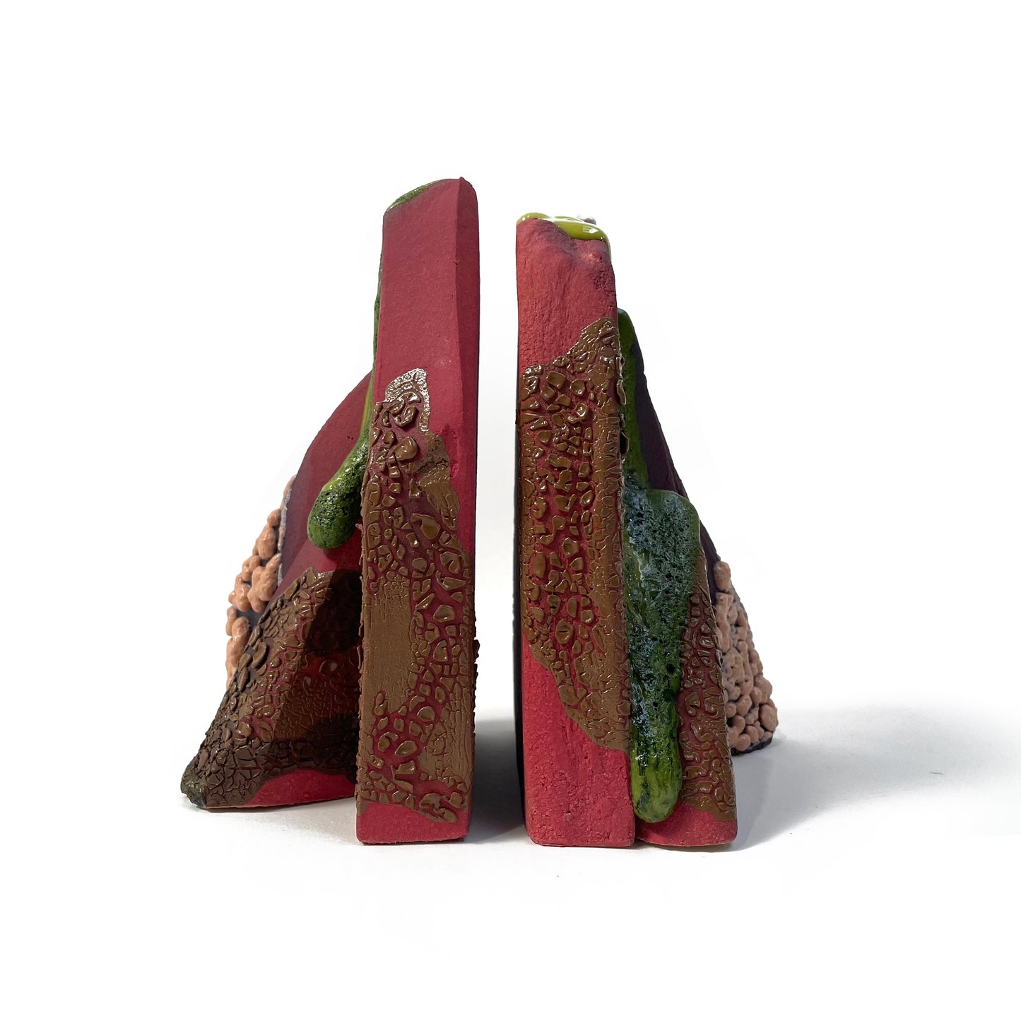 Bookends (Maroon/Plum/Brown/Slime)