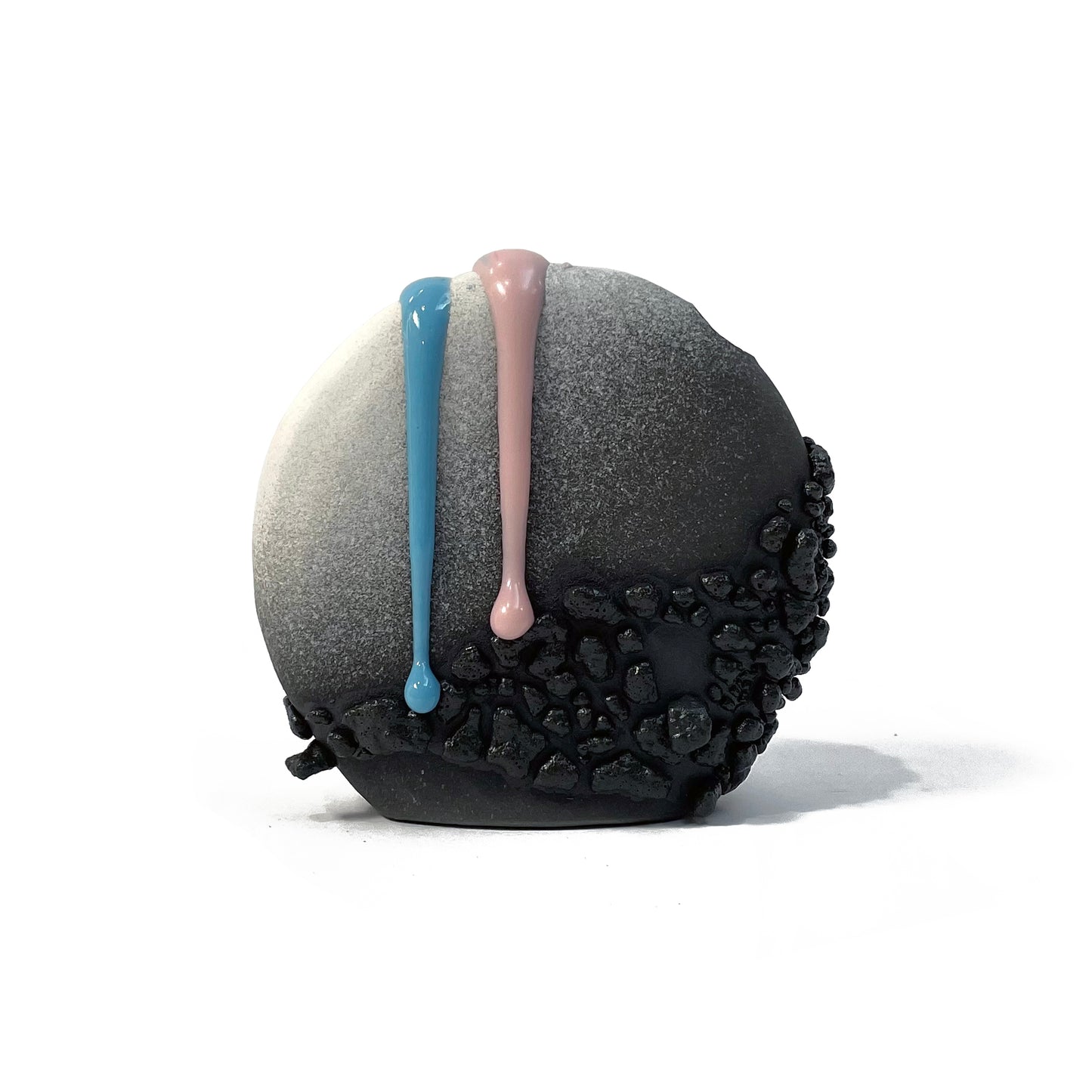 Bud Vase, Circle (Black/White/Pink/Electric Blue)