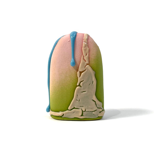 Bud Vase, Hump (Lime/Pink/Peach/Electric Blue)