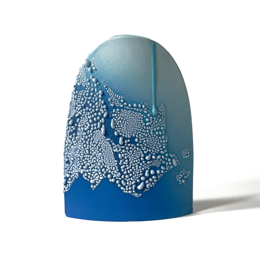 Hump Vase, Tall (Blues)
