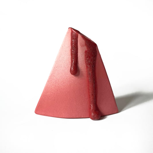 Angle Vase, Bud (Red/Pink)