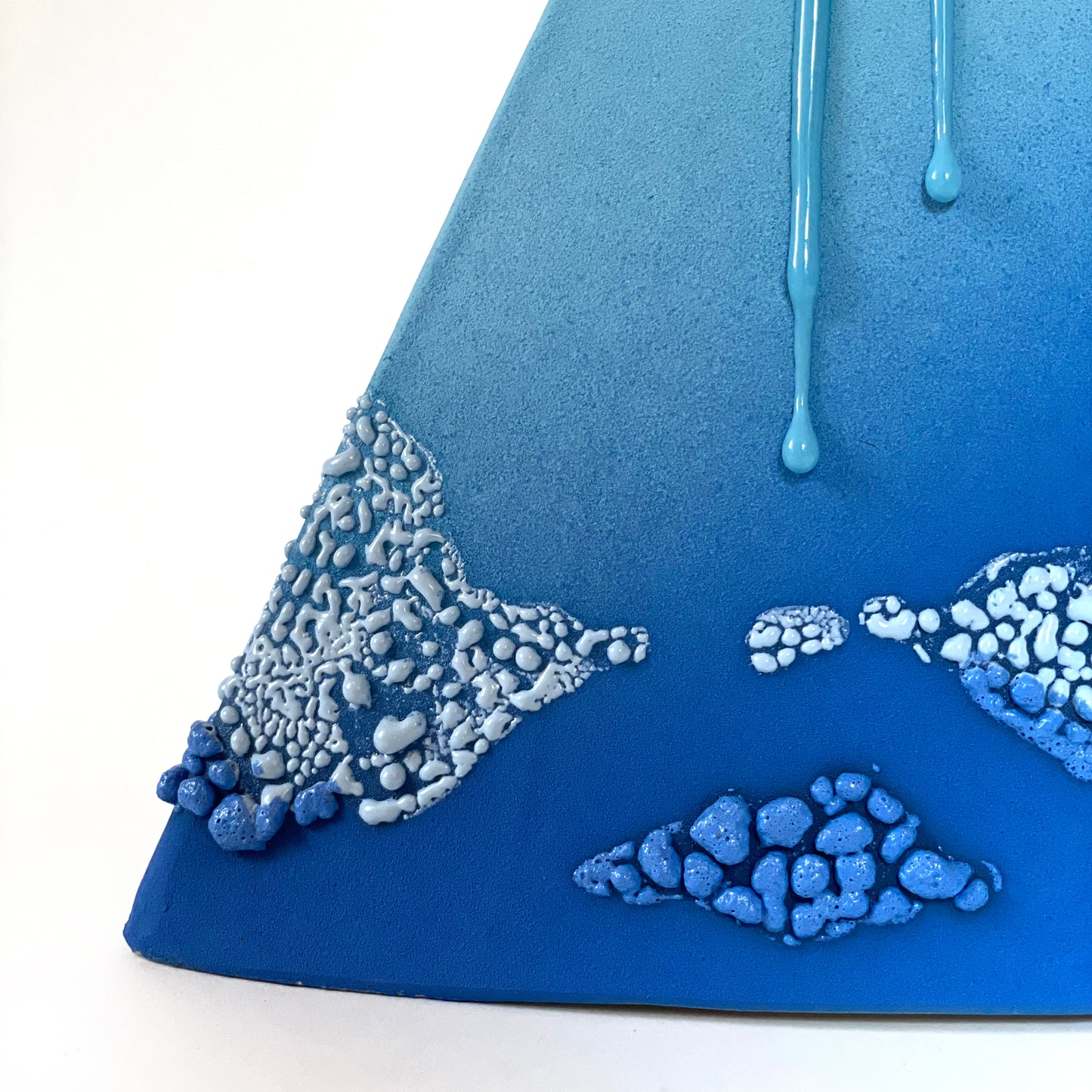 Angle Vase, Large (Blues)