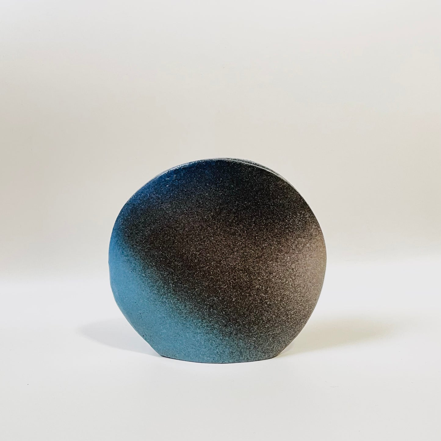 Circle Vase (Small), Black/Blue/Lilac