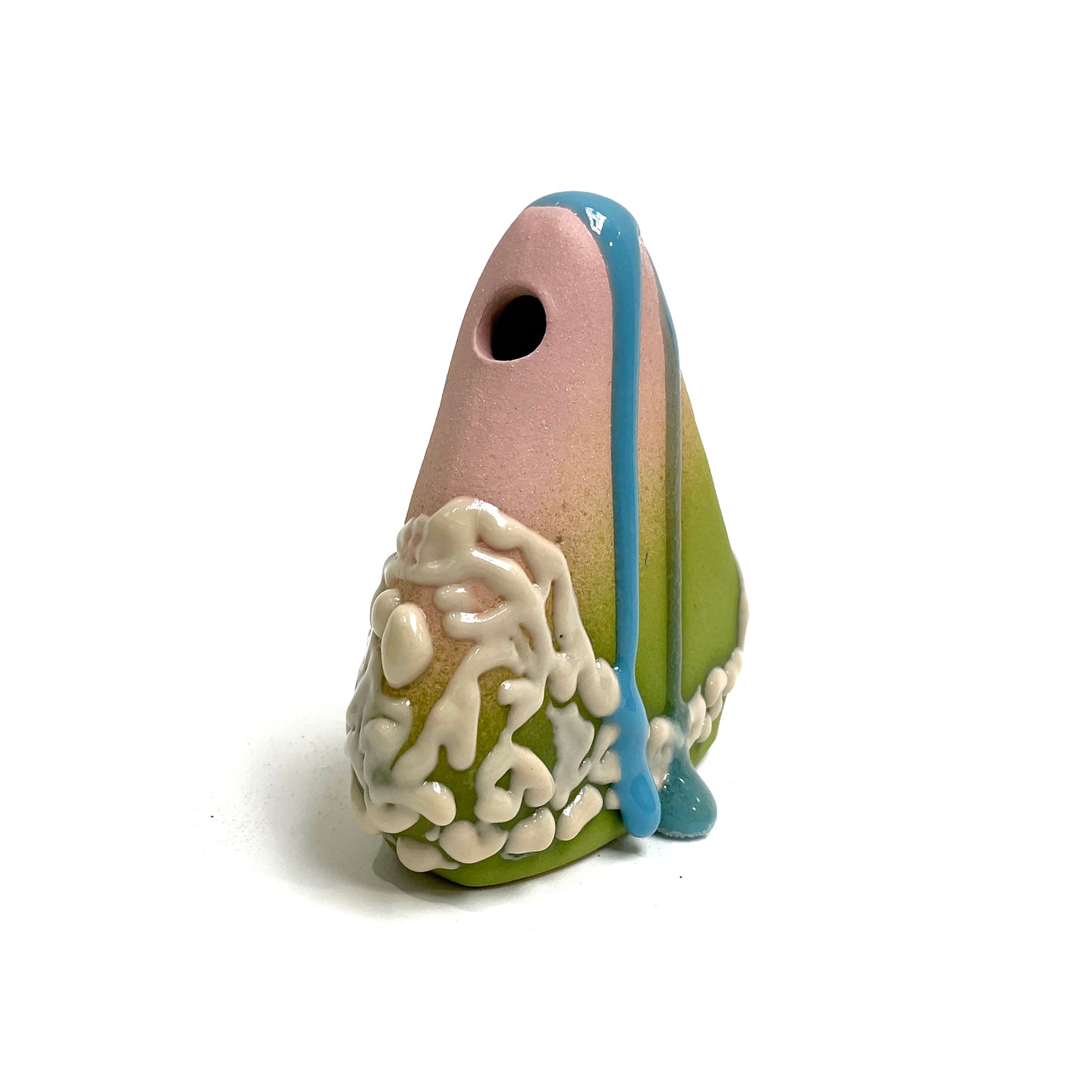 Bud Vase, Triangle (Pink/Lime/Electric Blue)