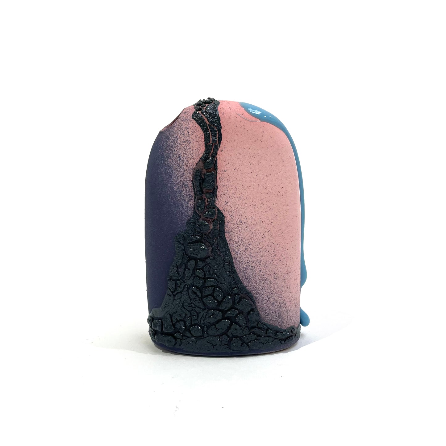 Bud Vase, Hump (Pink/Purple/Black/Electric Blue)
