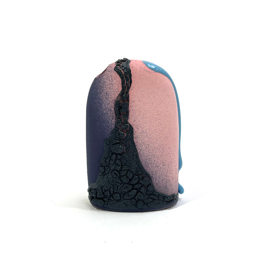Bud Vase, Hump (Pink/Purple/Black/Electric Blue)